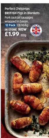 BRITISH Pigs in Blankets