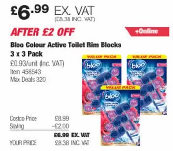 Colour Active Toilet Rim Blocks