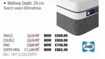 King - 1400 Mattress