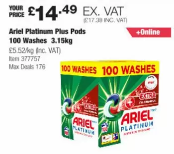 Ariel - Platinum Plus Pods