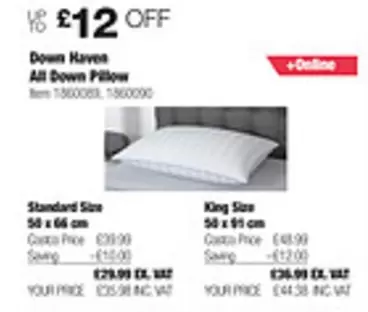 King - All Down Pllow