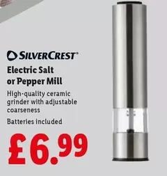 Silvercrest - Electric Salt or Pepper Mill