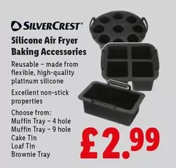 Silvercrest - Silicone Air Fryer Baking Accessories