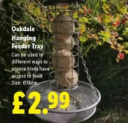 Hanging Feeder Tray