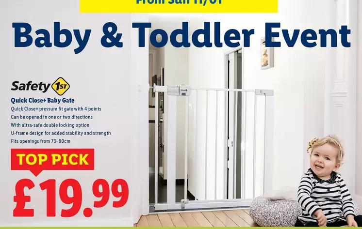 Quick Close Baby Gate