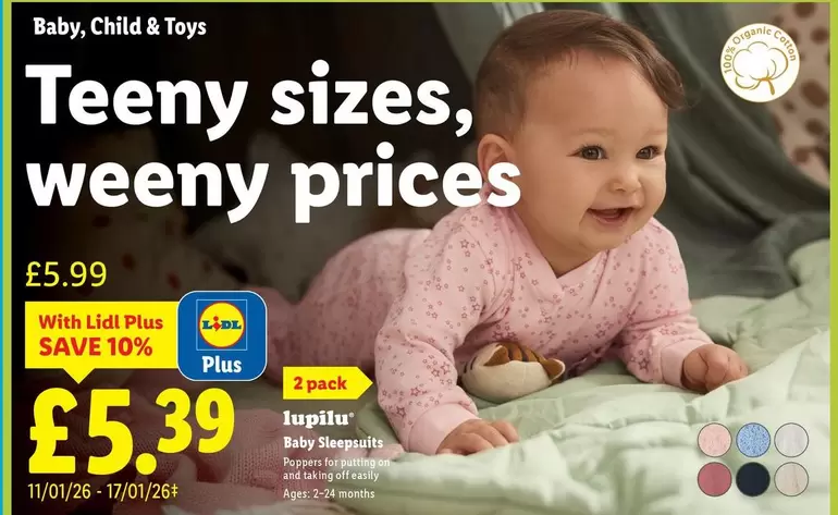 COTTON - Baby Sleepsuits