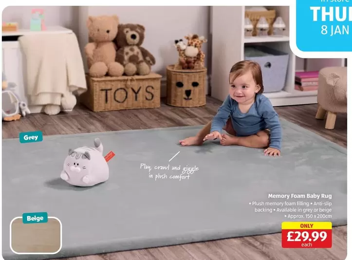Comfort - Memory Foam Baby Rug