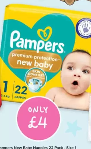 Pampers - New Baby Nappies