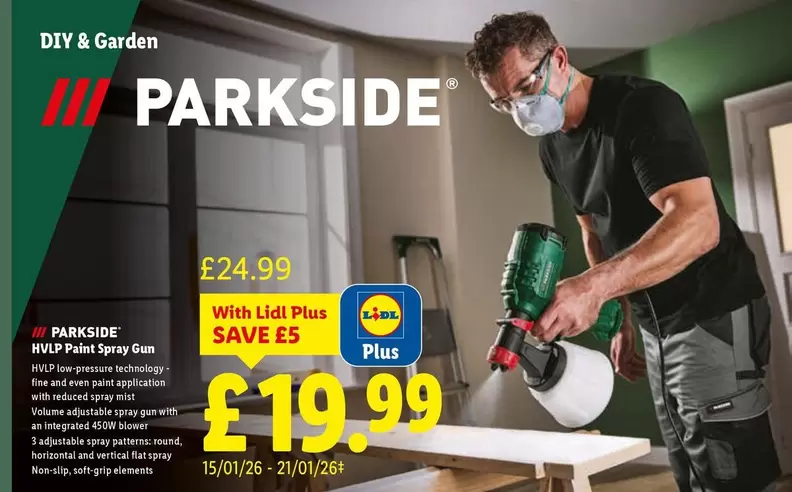 Parkside - HVLP Paint Spray Gun