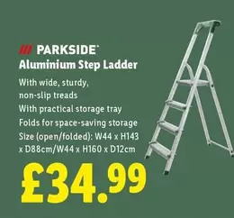 Parkside - Aluminium Step Ladder