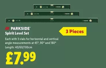 Parkside - Spirit Level Set