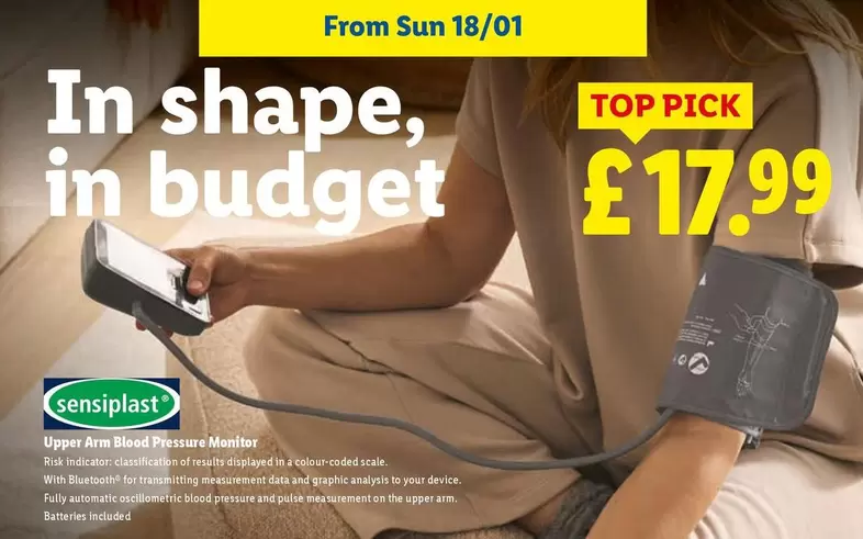 Sun - Upper Arm Blood Pressure Monitor