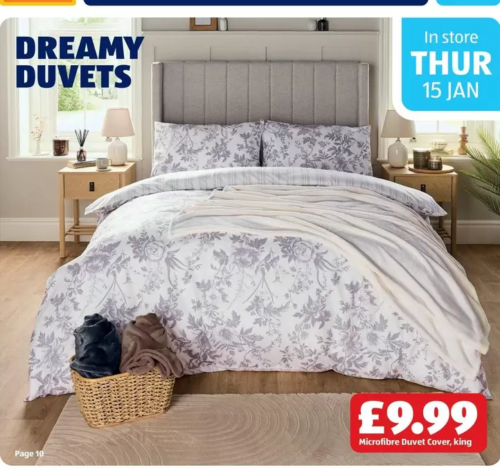 King - Microfibre Duvet Cover,