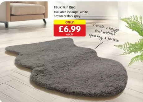 Faux Fur Rug