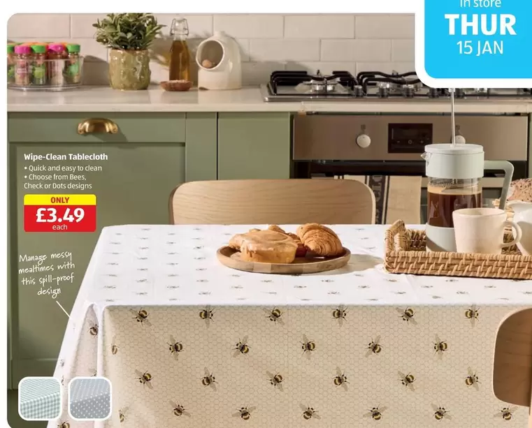 Wipe-Clean Tablecloth