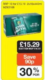 John Smiths - Beer Cans