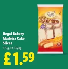 Madeira Cake Slices