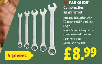 Parkside - Combination Spanner Set
