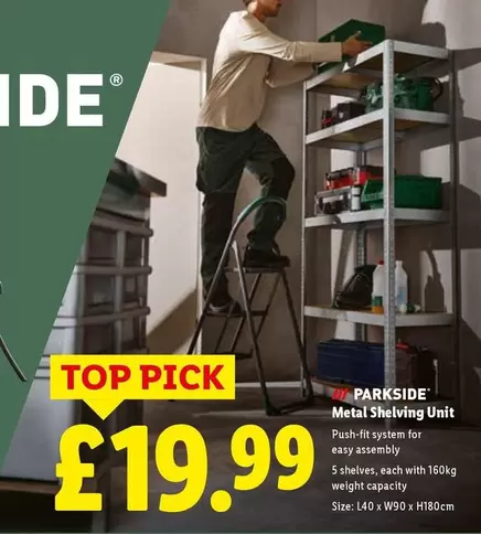 Parkside - Metal Shelving Unit