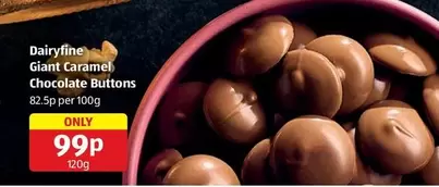 Giant Caramel Chocolate Buttons