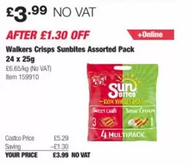 Walkers - Sunbites Assorted Pack
