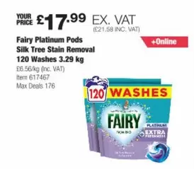 Fairy - Platinum Pods Silk Tree Stain Removal