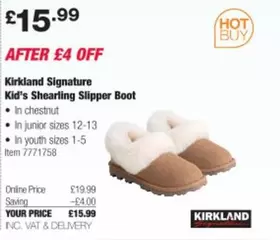 Signature - Kid's Shearling Slipper Boot