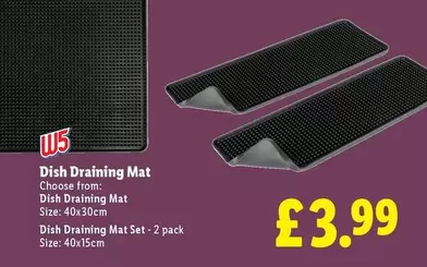 Dish Draining Mat