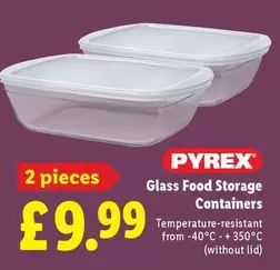 Pyrex - Glass Food Storage Containers