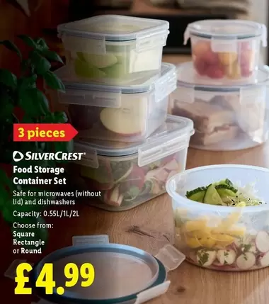 Silvercrest - Food Storage Container Set