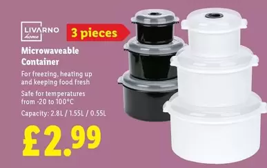 Livarno - Microwaveable Container