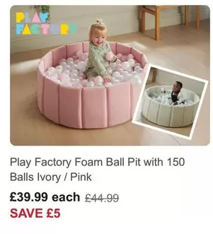 Foam Ball Pit with 150 Balls