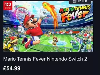 Nintendo - Tennis Fever  Switch 2