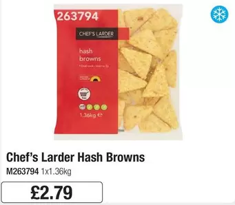 Chef's Larder - Hash Browns