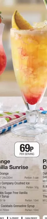 Orange Vanilla Sunrise