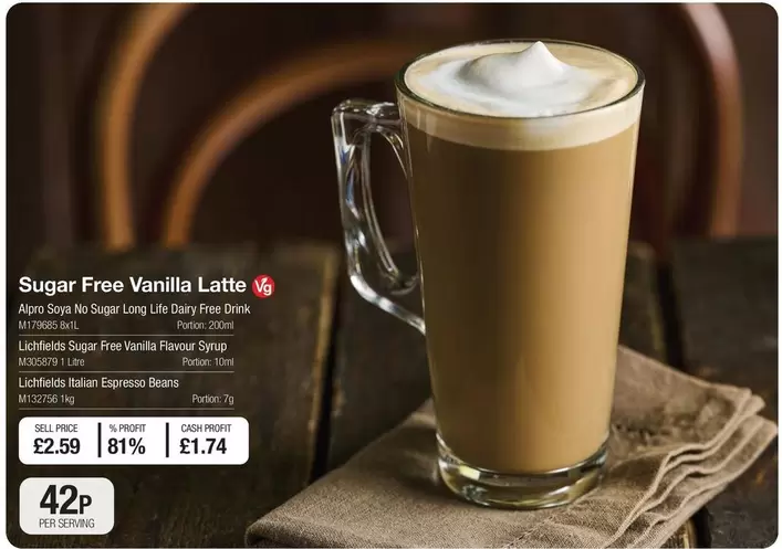 Alpro - Sugar Free Vanilla Latte