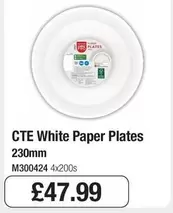 White Paper Plates