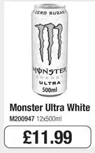 Monster - Ultra White M200947