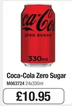 Coca Cola - Zero Sugar