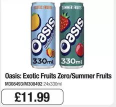 oasis - Exotic Fruits Zero/Summer Fruits