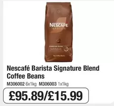 Nescafé - Barista Signature Blend Coffee Beans