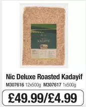 Deluxe -  Roasted Kadayif