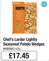 Chef's Larder - Lightly Seasoned Potato Wedges