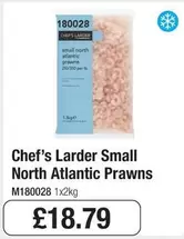 Chef's Larder - Small North Atlantic Prawns