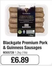 Guinness - Premium Pork &  Sausages