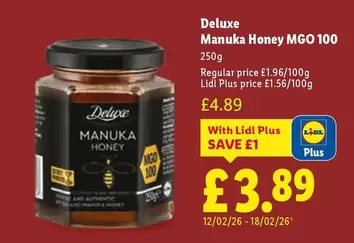 Deluxe - Manuka Honey MGO 100