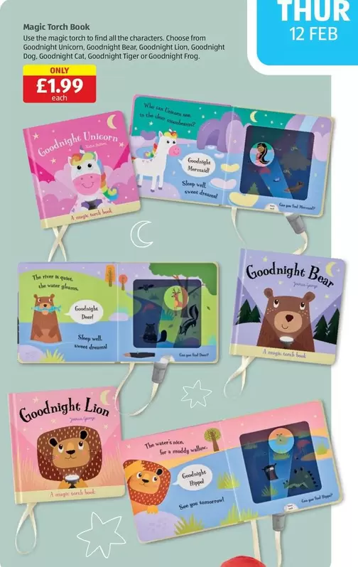 Lion - Magic Torch Book