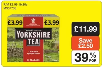 Yorkshire Tea - YORKSHIRE TEA