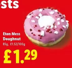 Eton Mess Doughnut