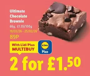 Lidl - Chocolate Brownie